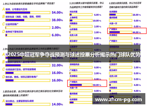 2025中超冠军争夺战预测与球迷投票分析揭示热门球队优势